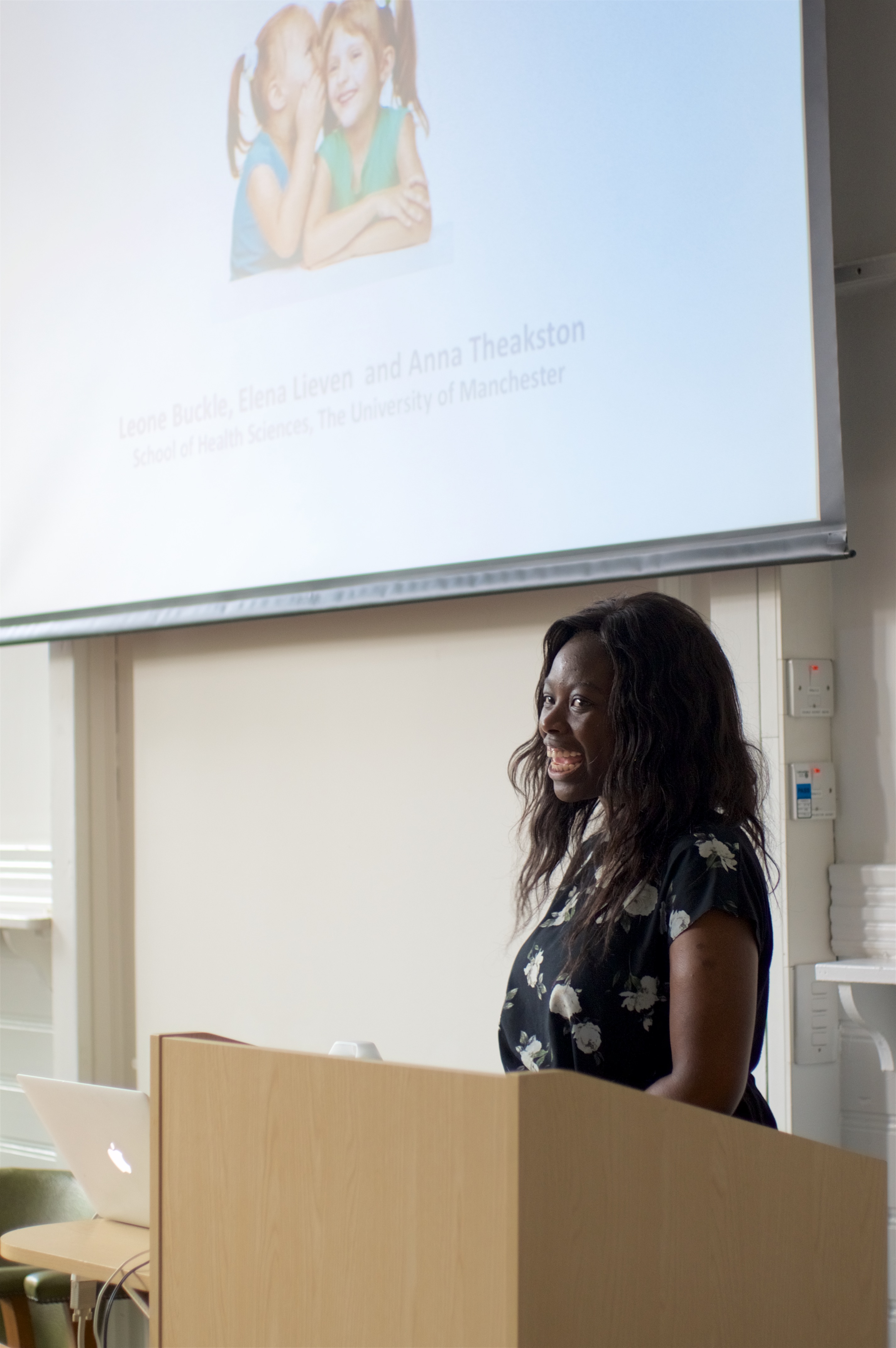 Leone presenting at the LuCiD miniconference