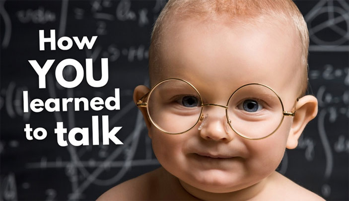 YouTube feature on how babies learn to speak